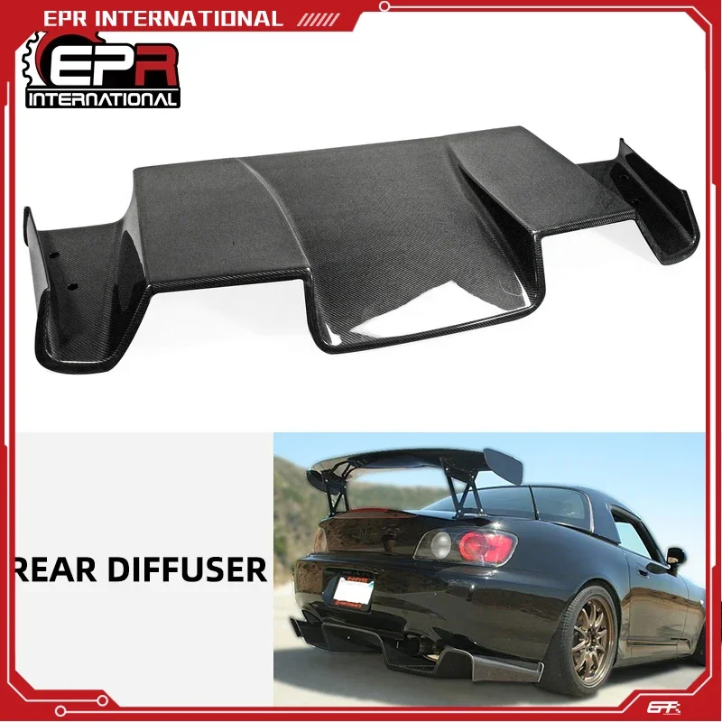 

EPR аксессуары из углеродного волокна для Honda S2000 AP1 AP2 SP Style широкоугольный задний диффузор