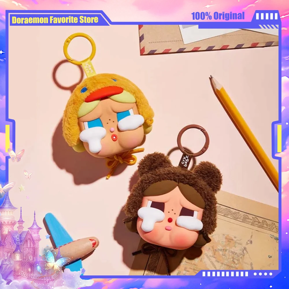

In Stock Genuine Crybaby Series Action Figures Crying Duck Crying Duck Crying Bear Earphone Bag Model Toys Cute Fashion Gifts
