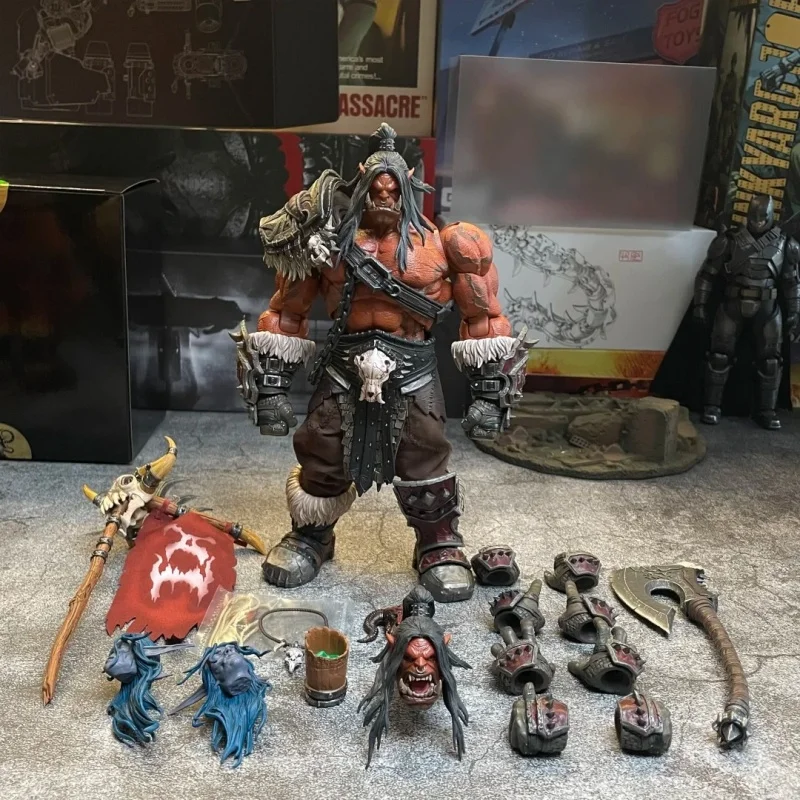 

Original In Stock Hero Toys Warcraft Thrall Orgrim Doomhammer Warchief 1/10 Action Figure Desktop Collectible Decoration Gift