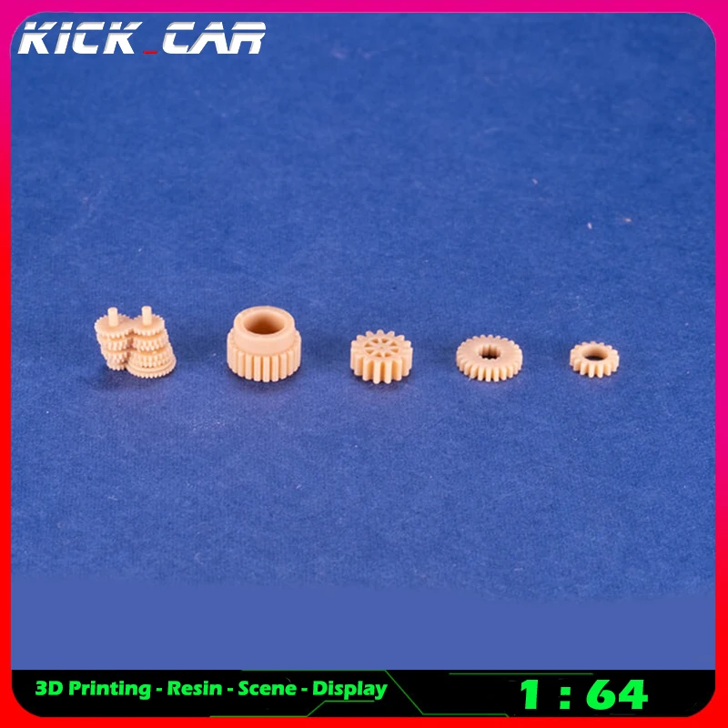 Kickcar 1/64 Gear Wheel Model Car Diorama Uncolored Resin Garage Scene Repair Tools Decoration Simulation Scene Toy