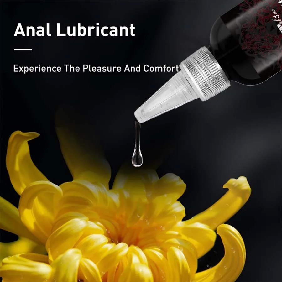 Natural water-soluble Anal Grease Sex Lubricant Base Lube long-lasting moisturizing Adult Couples Dildo Vibrator Sex Oil 60ml