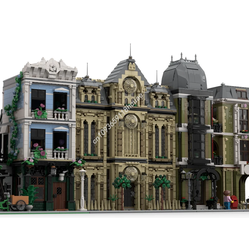 3987pcs MOC The Consulate Modular Buildings Building Blocks Constructing Plastic Educational Creative STEM Christmas toy Gift