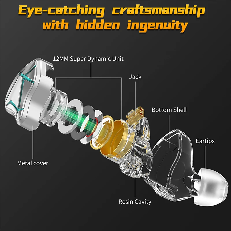 KZ ESX المعادن السلكية سماعة 12 مللي متر ضخمة ديناميكية سماعة مع ميكروفون في الأذن رصد الرياضة لعبة الموسيقى HiFi الهاتف سماعة 3.5 مللي متر