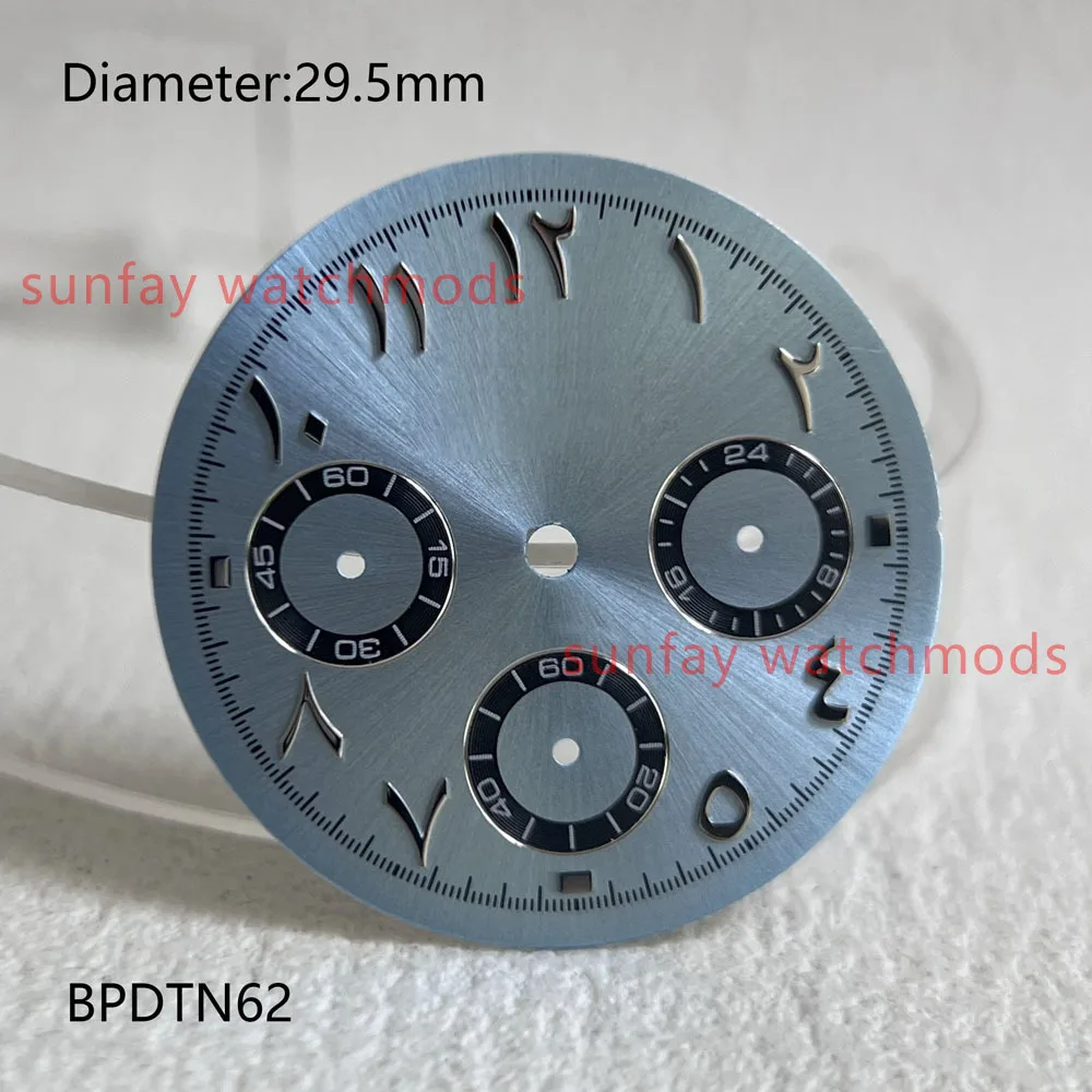 29.8mm arabska tarcza VK63 akcesoria do zegarków niestandardowe modele zegarków arabska tarcza VK63 Dial BTG