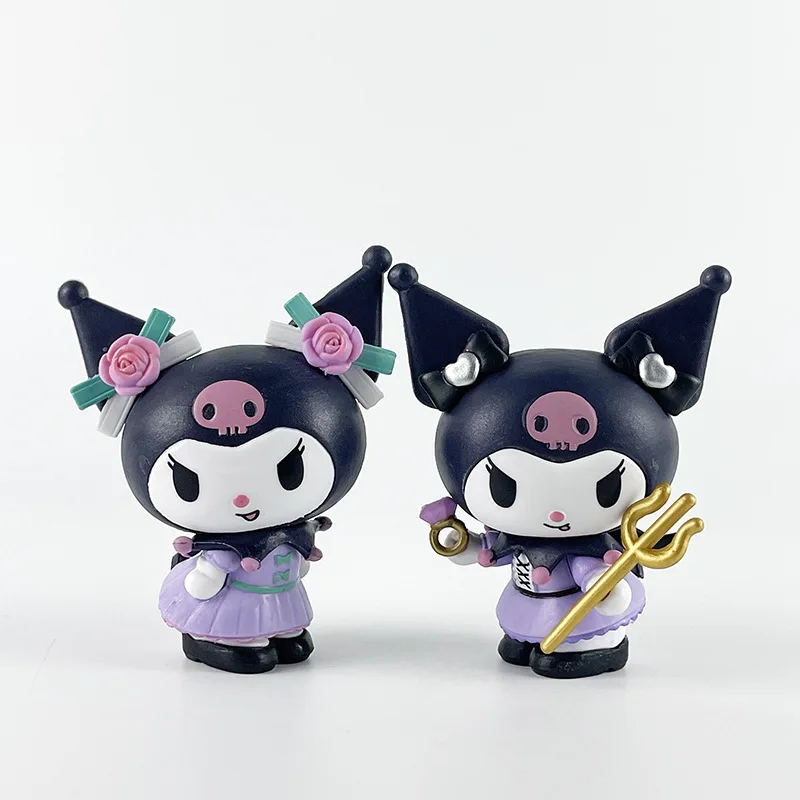 Sanrio Kulomi série de festa de aniversário caixa cega maré jogar figura brinquedos ornamento periférico presentes