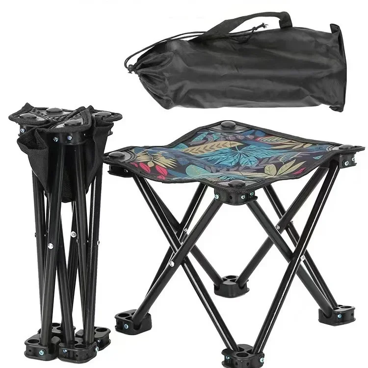 

Outdoor folding Mazar portable folding bench wild fishing art sketch small chair foldable