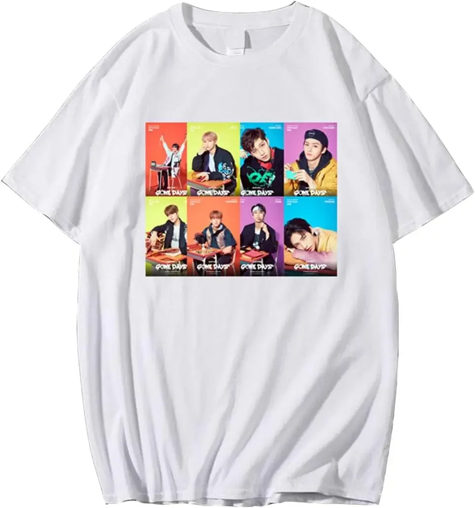 Straykids Merchandise-Camiseta Kpop Straykids, camiseta de Felix Minho Hyunjin