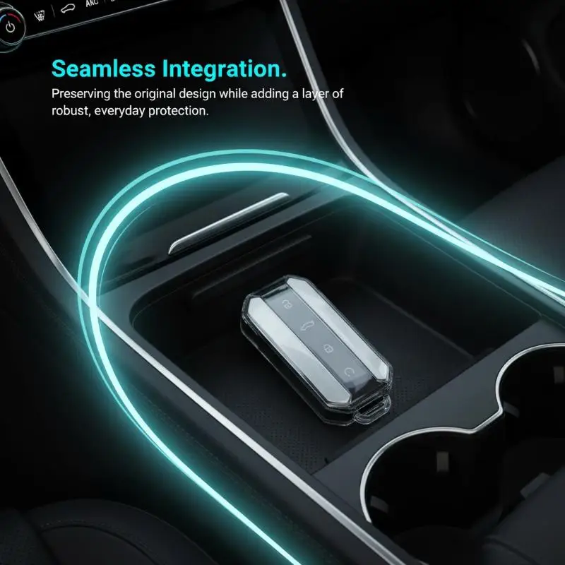 B*1PCS TPU Key Cover for Jaecoo 5 Ev 2025 J5 J7 Fashionable Durable Key Shell Car Interior Decoration Improved Grip