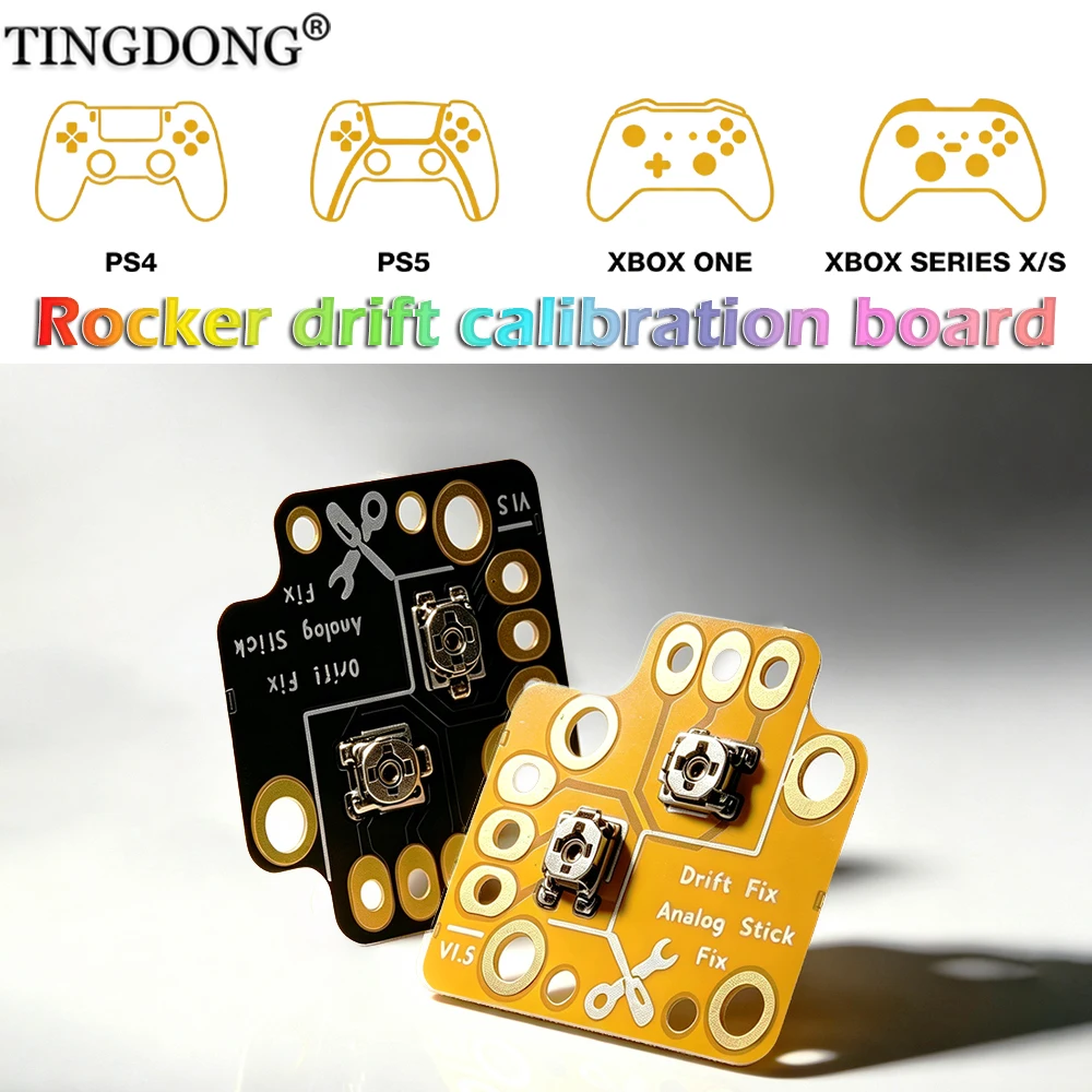 1-5 Stück Gamepad Joystick Drift-Reparaturplatine Analog Thumb Stick Drift Fix Mod für PS4 PS5 Xbox One Series Controller Werkzeuge Teile