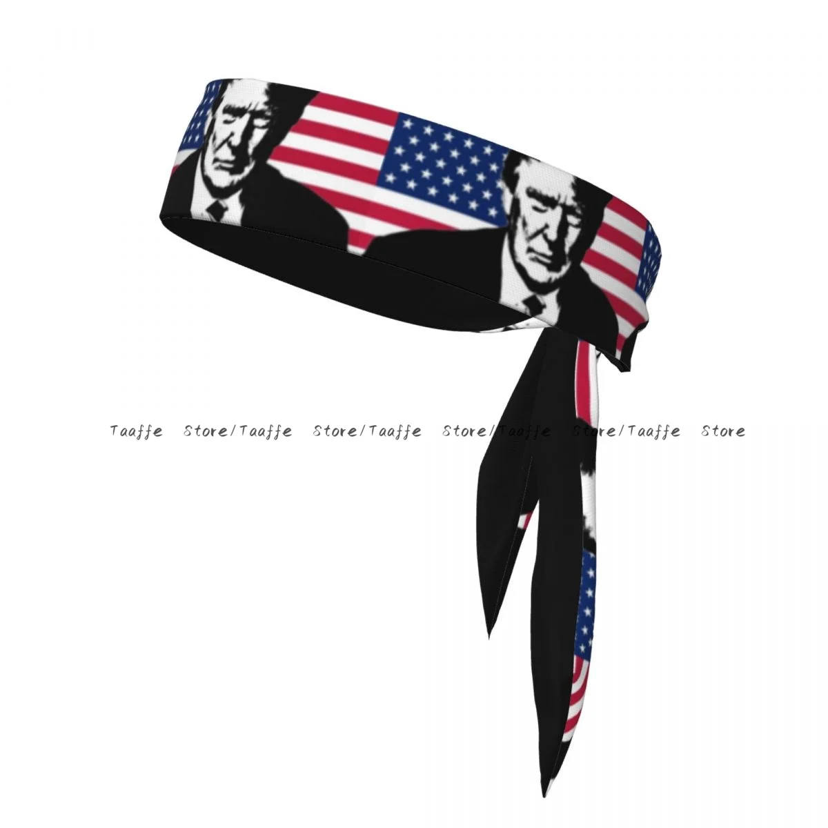 

Head Tie Bandana Trump 2024 Flag Head Scarf Wrap Outdoor Sports Sweatband