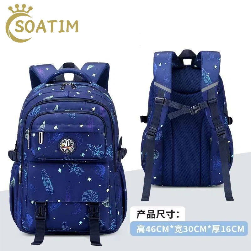 防水子供スクールバッグ男の子小学校バックパック子供ランドセル整形外科バックパック-mochila-infantil