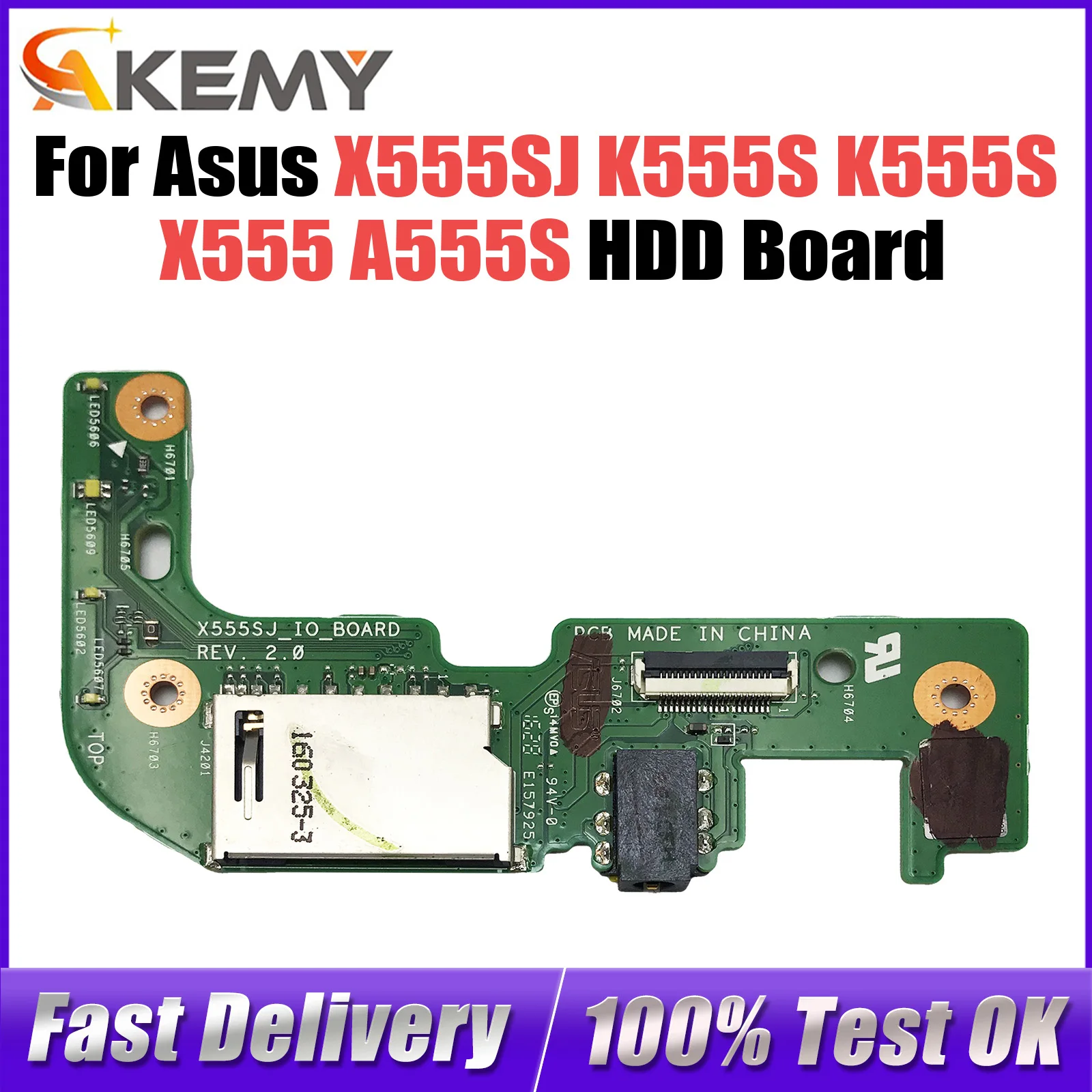 

Original X555SJ For Asus X555SJ HDD board K555S K555S X555 A555S Perfect Work 100% Tested