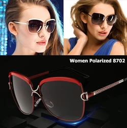 LIOUMO Luxury Polarized Sunglasses Women Fashion Sun Glasses For Travelling Shopping Eyewear Gradient Brown Lens dames zonnebril