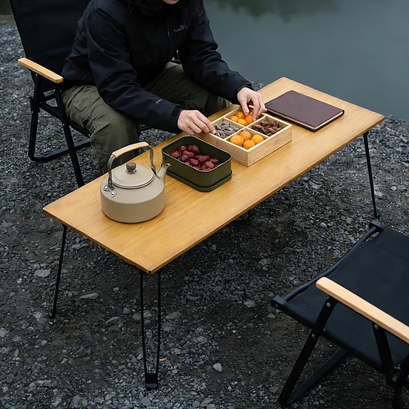 Multi-functional Multifunctional outdoor folding table Aluminum alloy picnic table Camping table