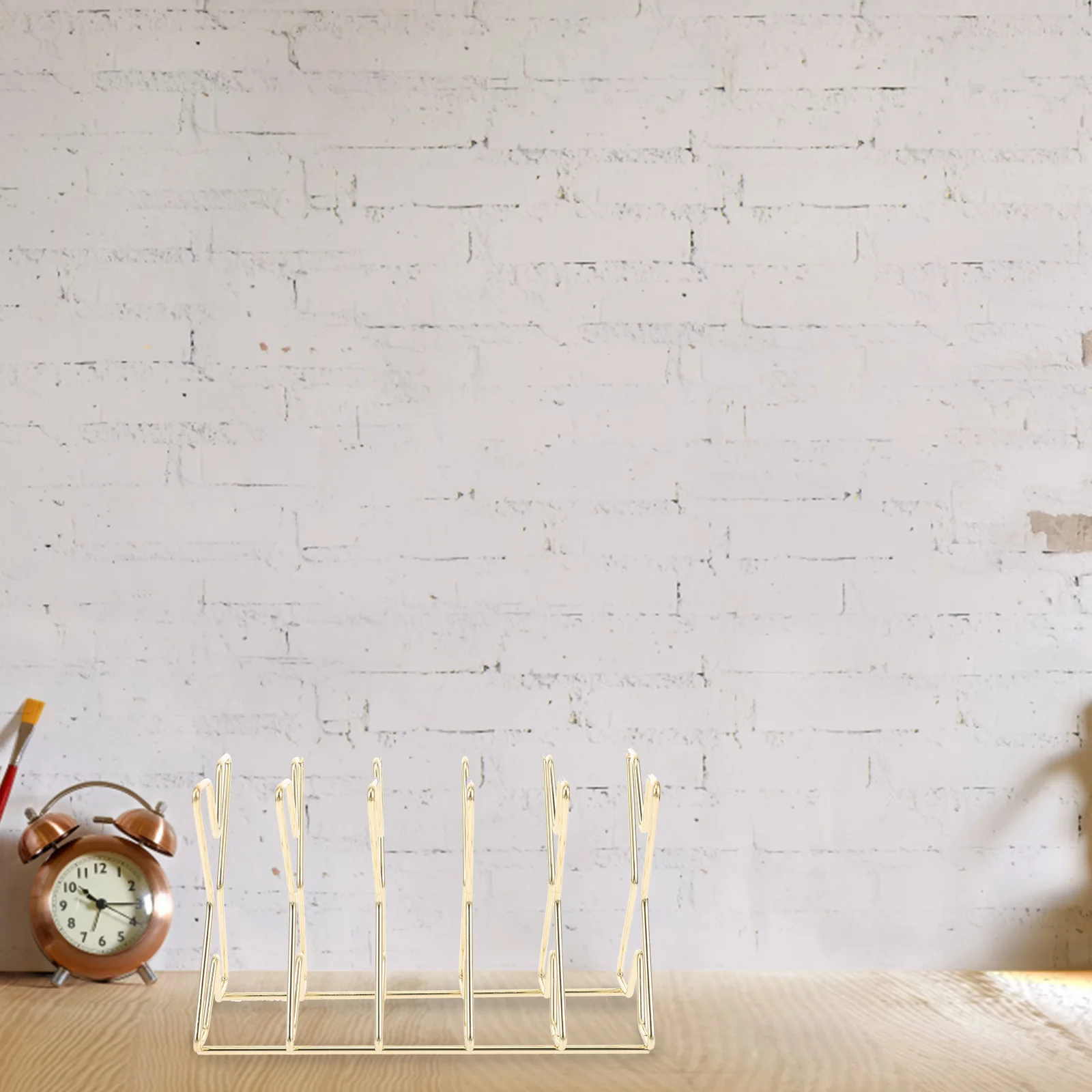 북엔드 철제 데스크탑 책 정리함 책 잡지 CD용 튼튼한 홀더 장식용 공부방 사무실 가정 장식