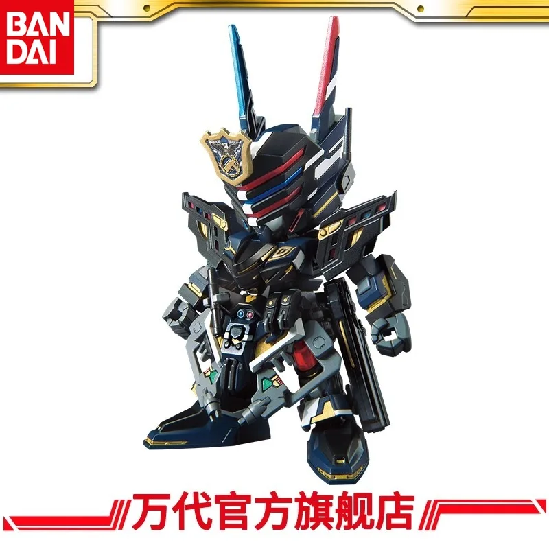 Bandai Model SDW HEROES Sheriff Emerald Storm Gundam Scenery Figure PVC Character Model Toy Series Desktop Decoration Gift