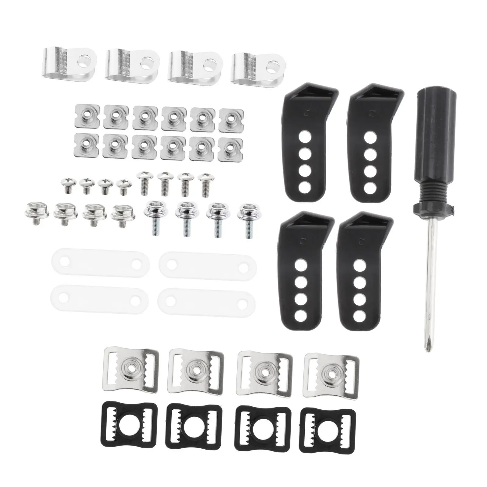 35 Pieces Football Helmet Repair Kit Hockey Visor Hardware Screw for Sports