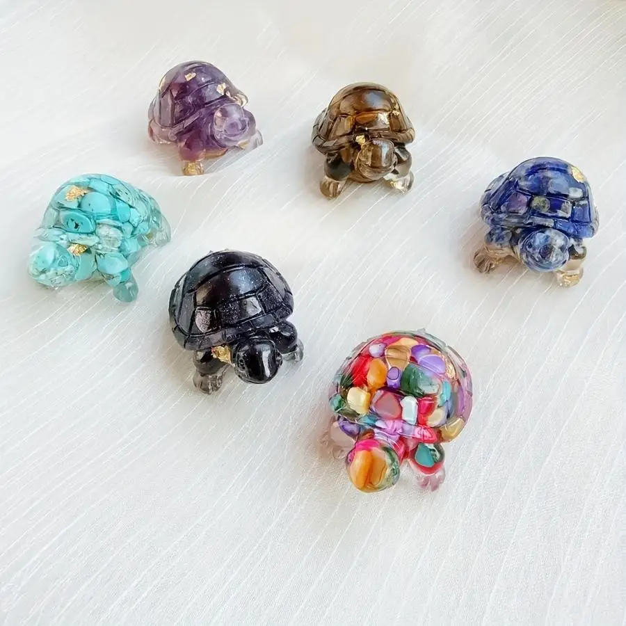 1/5/10/20/50/100pcs tortoise-shell jewelry with crystal droplet accents, crystal tortoise-shell crafts, crystal gifts, home deco