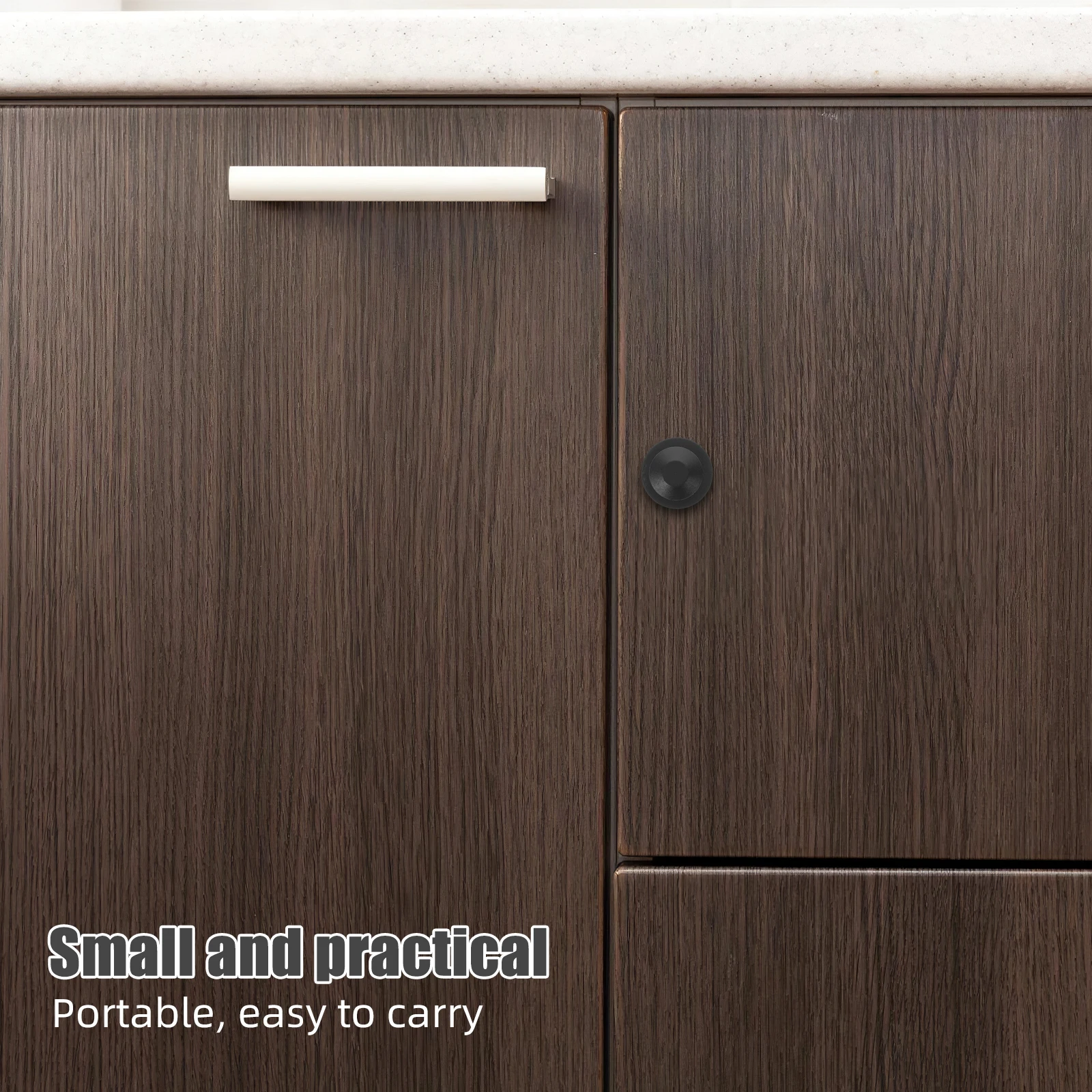 8 قطعة باب زجاجي على الطراز الأوروبي يسحب مقابض الأدراج المستديرة ذاتية اللصق لا اللكم لأبواب خزانة المطبخ