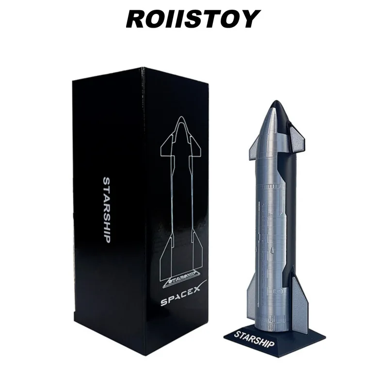 

Starship Assembly Model Simulation Aerospace Rocket Spacecraft Toy Space Exploration Souvenir Collectible For Kids Adults