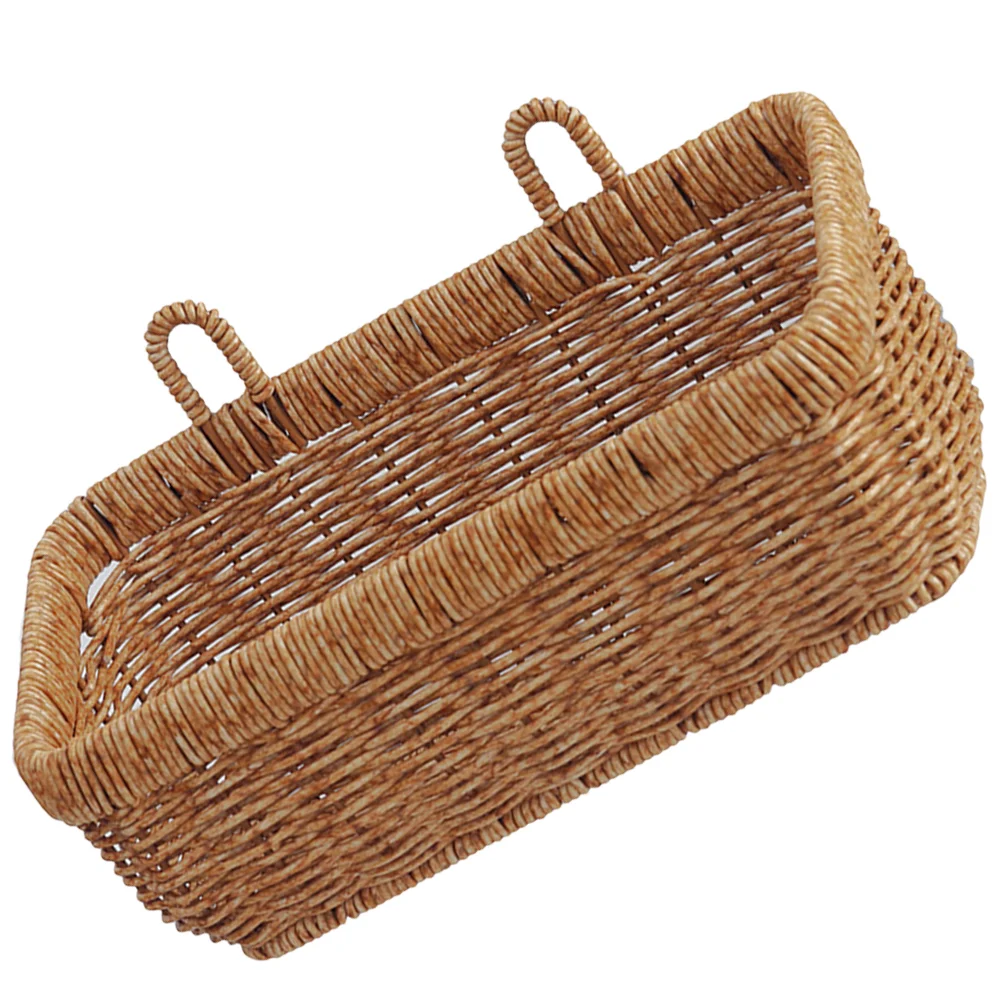 

Wall Hanging Decorative Storage Basket Flower Pots Rustic Organizer Pp Natural Seagrass