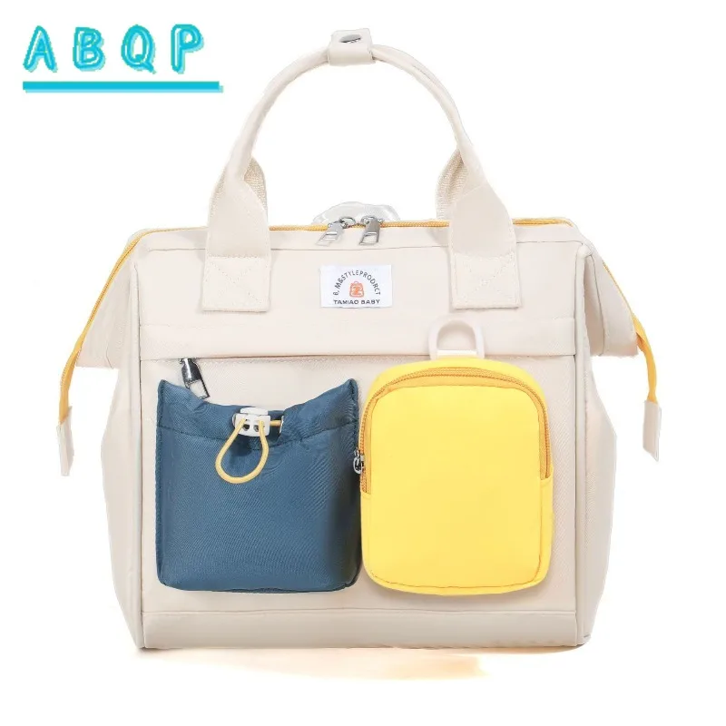 New Diaper Bag Backpack Multifunctional Baby Diaper Bag Backpack Detachable Fashionable Portable Baby Bag Large Capacity