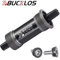 BUCKLOS Square Taper Bottom Bracket BSA 68mm 80mm 90mm 100mm 110mm BB for Mountain/Snow/Fat Bike Bicycle BB68 Bottom Bracket