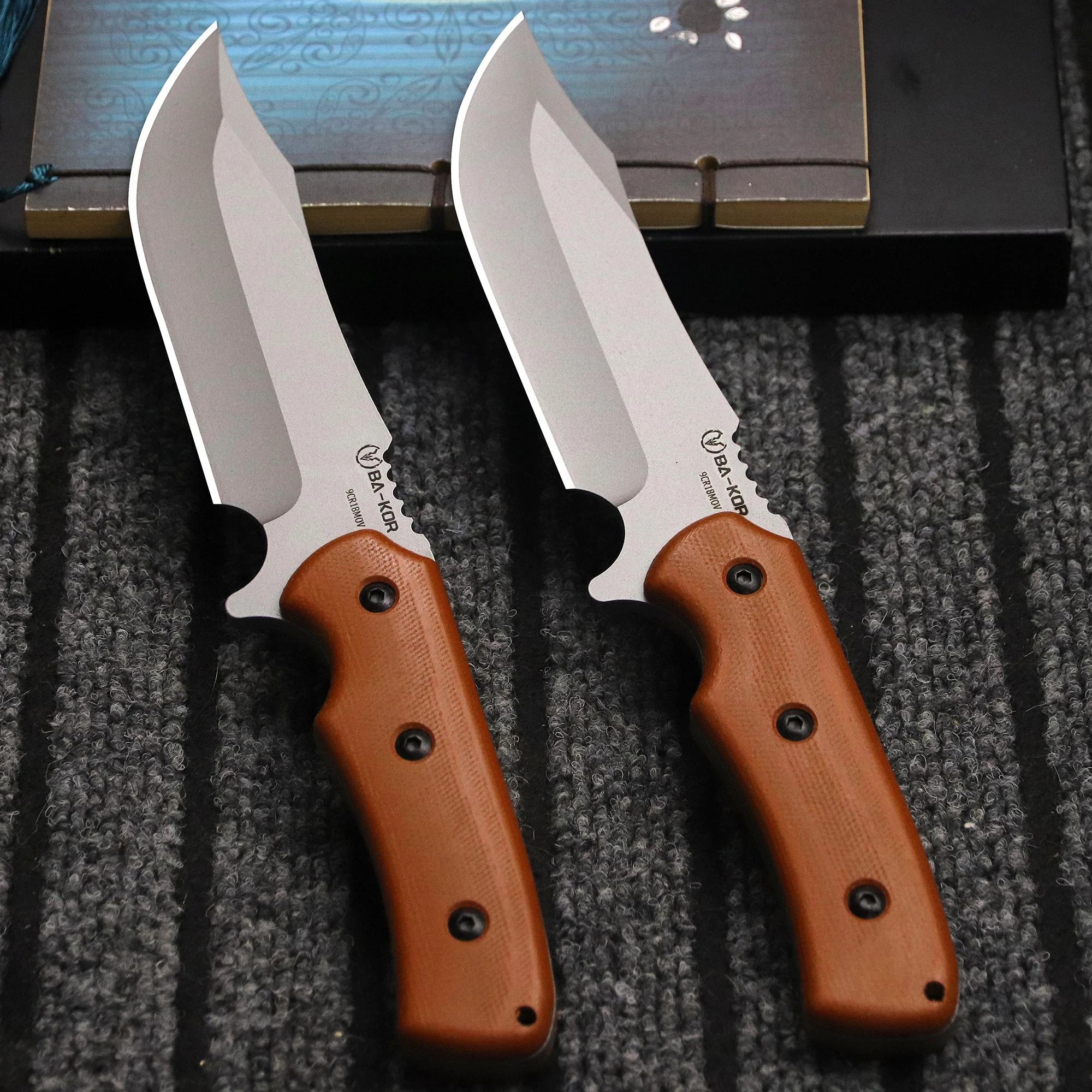 BA-KOR USA 9CR18MOV steel full - Outdoor Camping Usa recension och pris