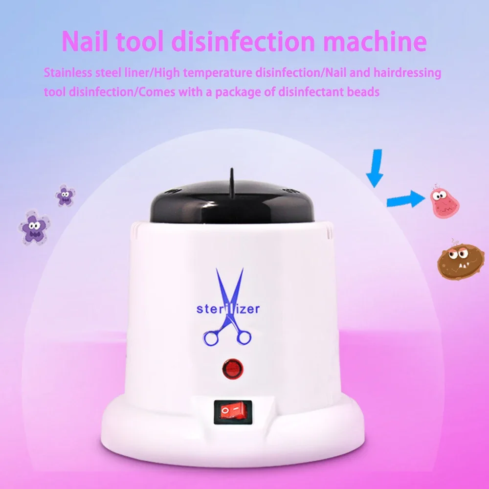 XD-1 Nail Art Tool High Temperature Sterilizer, Autoclave with Glass Beads, Can Sterilize Any Metal Tool More Safely