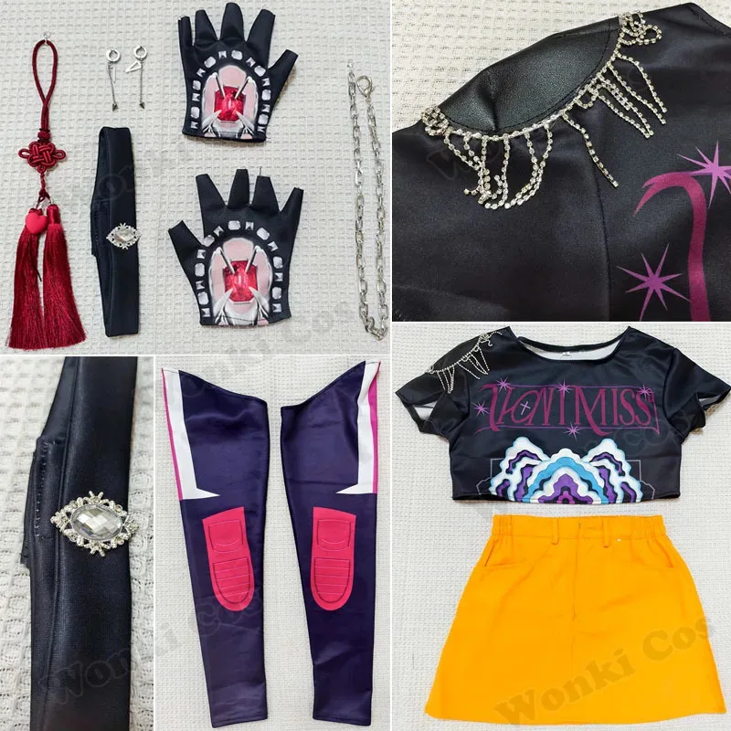 

25COSRumi Zoey Mira Cosplay Costume KPop Women Idol Demon Hunters Cosplay Role Play for Party Halloween Carnival Outfits