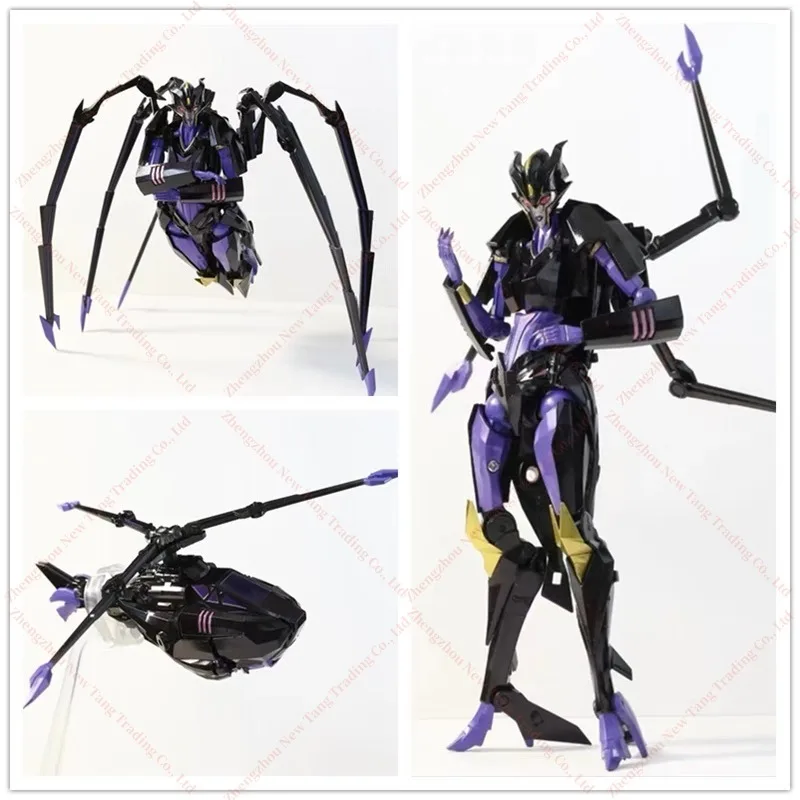 [NUEVO EN STOCK] APC Toys Transformation TFP Arachnid Night Countess's Dark Forest tres formas araña helicóptero figura de acción