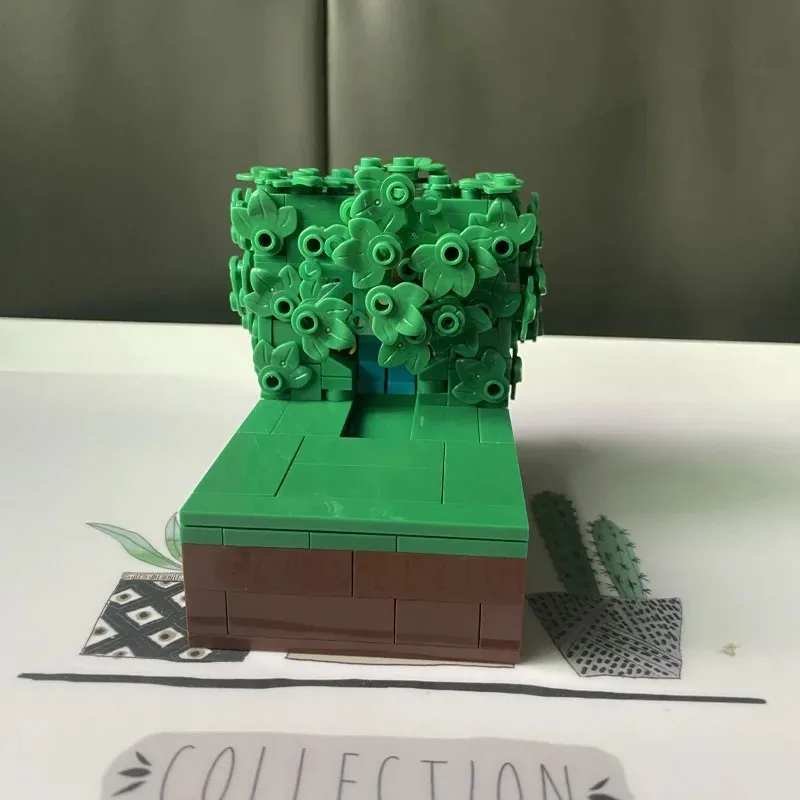 Puzzle Vanishing Man MOC Model z Napędem Ręcznym - Interaktywna Dekoracja na Biurko i Prezent