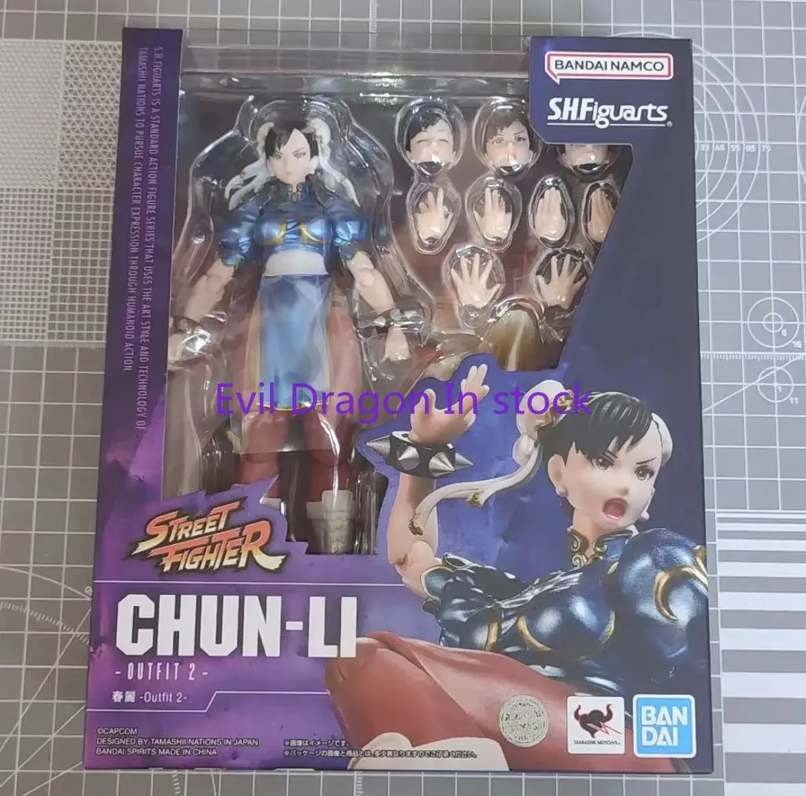 100% Original Bandai SH Figuarts SHF Chun Li Outfit 2 Street Fighter Series Anime Figures Action Model Toys Figura In Stock