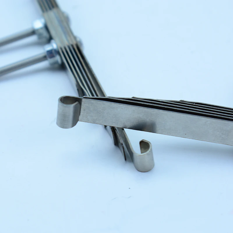 1:14th Scale 2pcs Metal Shock Absorber Leaf Spring for Tamiya RC Truck SCANIA 770S R620 VOLVO BENZ Arocs MAN TGX Car Accessories