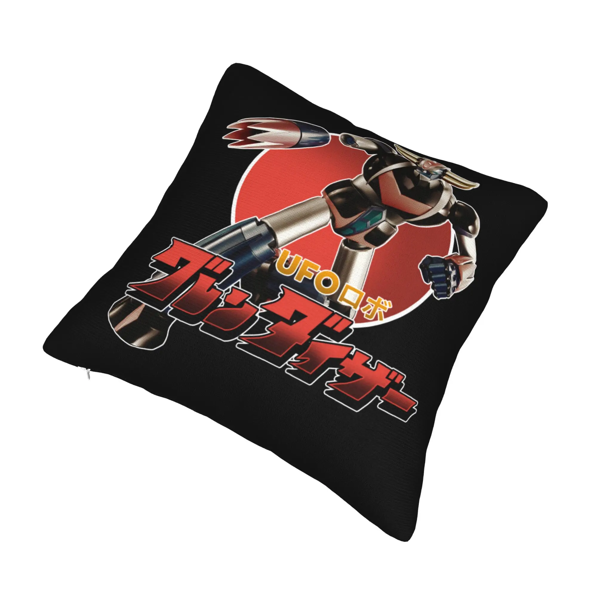 Super UFO Robot Goldrake Gurendaiza Cushion Cover Goldorak Anime Velvet Cute Pillow for Sofa Home Decor