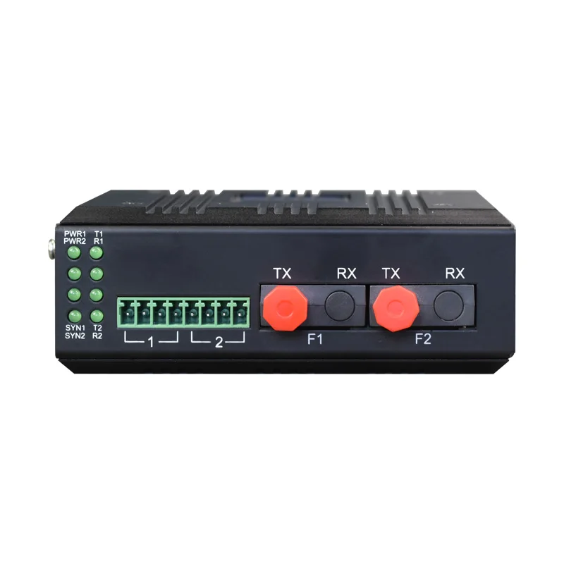 Best Price Ring Network Type Industrial 2-Port Serial RS485 422 232 to Fiber Optical Converter FC SFP