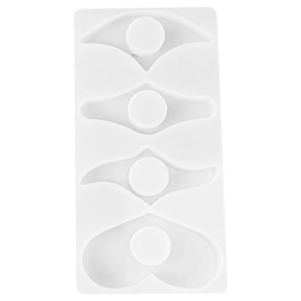 DIY سيليكون المرجعية العفن مستطيل الشكل الإبهام الدائري تصميم قالب مرن لراتنجات الايبوكسي صب حامل صفحة الكتاب #4