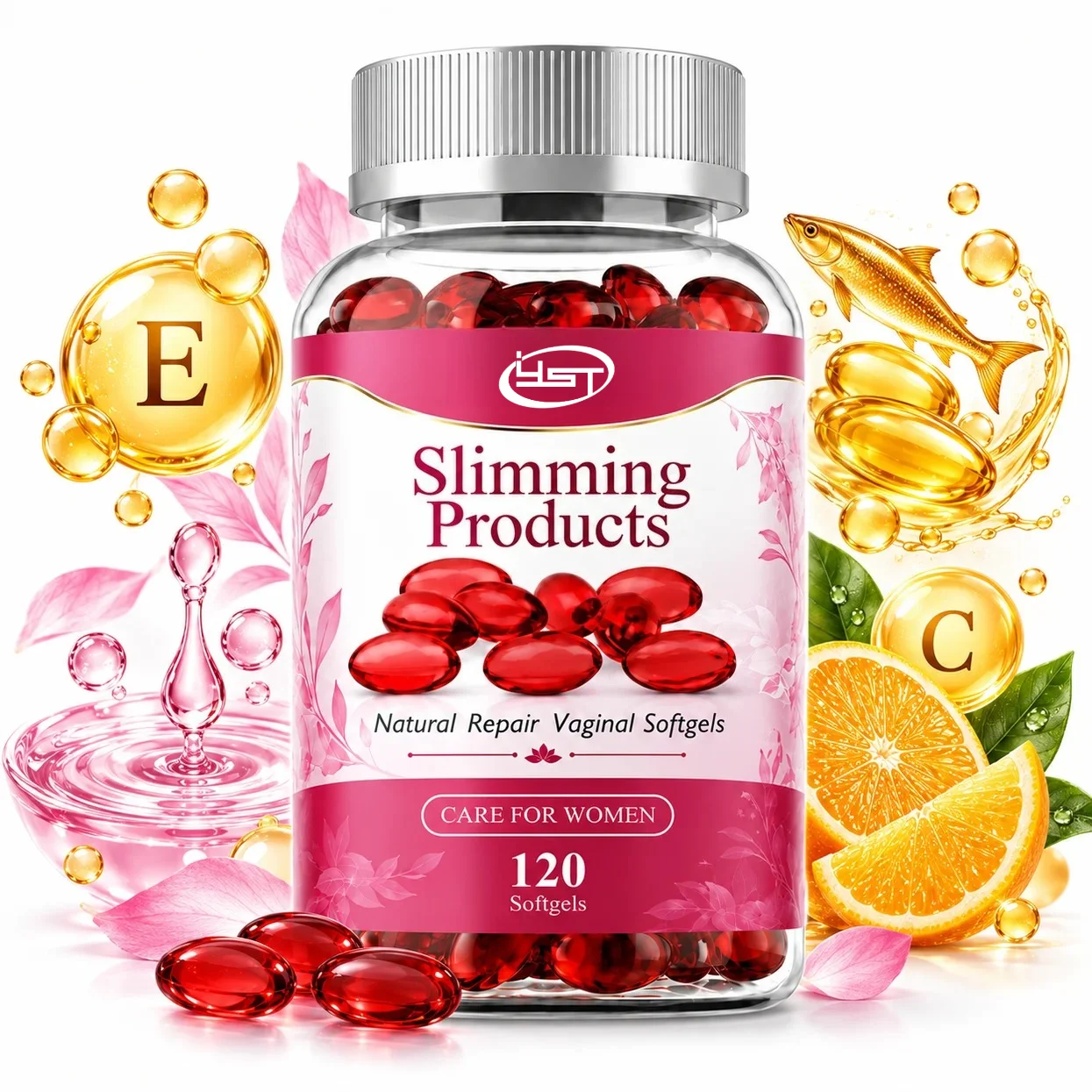 Slimming Products Capsules - Supports Women's Wellness, Feel Refreshed & Confident, Boosts Metabolism, Lose Weight, Fat Burner