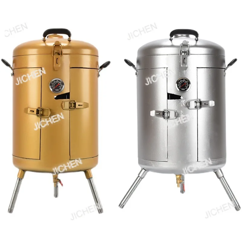 Estufa colgante para barbacoa, cocina doméstica para varias personas al aire libre, estufa colgante para barbacoa, horno para estofado, cubo de leña para tocino portátil