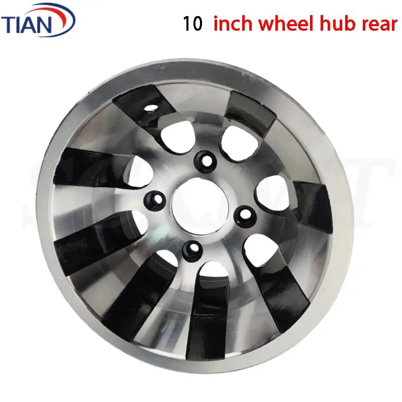 

Улучшите свой пляжный квадроцикл с помощью этих прочных 10-дюймовых передних и задних колесных дисков с шинами.