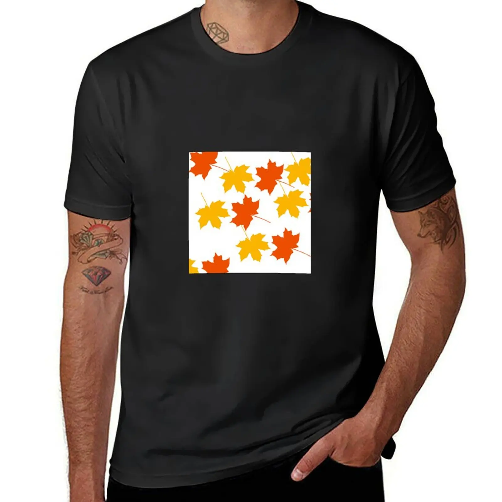 

Leaves.. a new season... T-Shirt Aesthetic clothing summer top summer tops mens graphic t-shirts funny