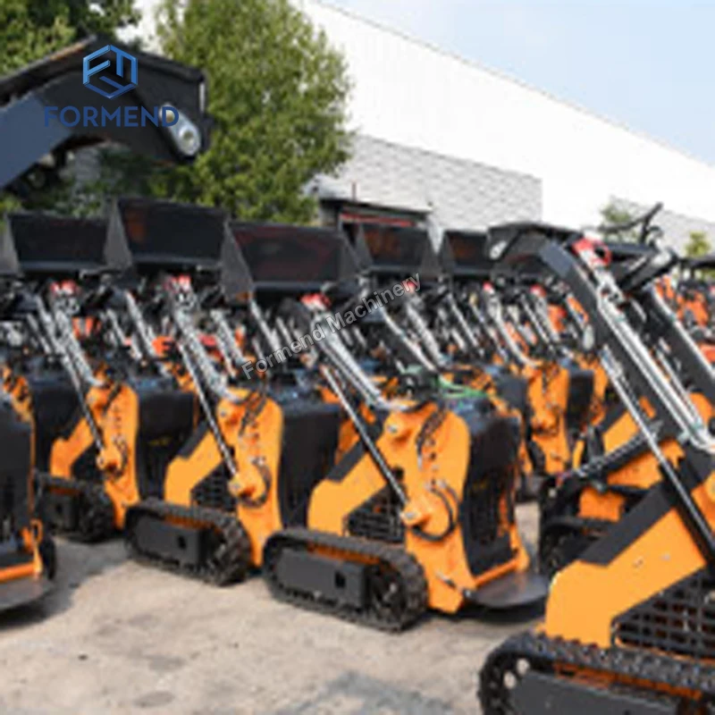 The Latest Hydraulic Front Loader and Track Type Skid Steer Loader for Sale