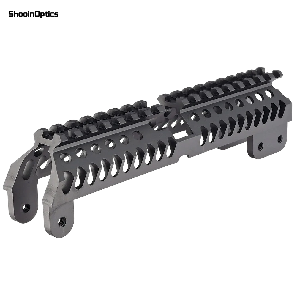 Taktische B30 B31 AK Quad Picatinny-Schienenhalterung aus Aluminium, Schienensystem in voller Länge für AK74 AK47 AEG GBB Gewehr – Detail 4