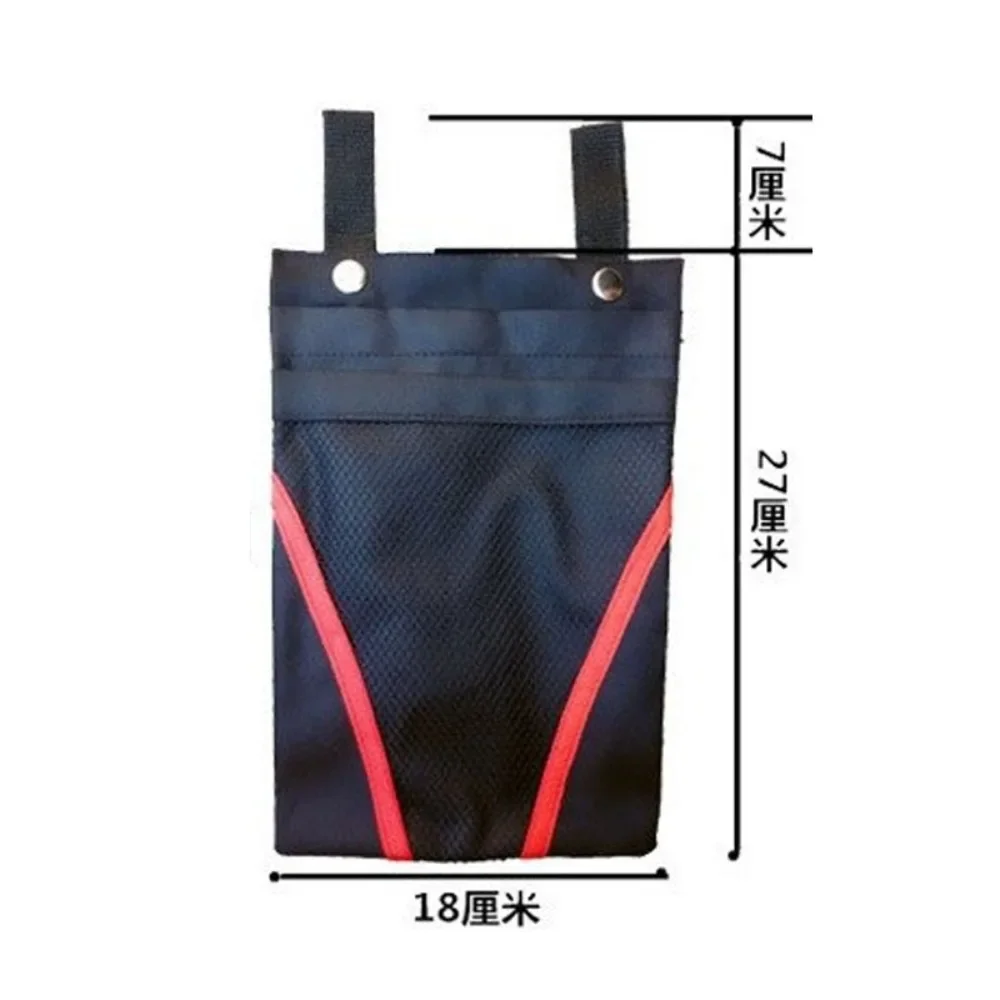 Saco de armazenamento frontal impermeável para ciclismo Suporte do telefone móvel Cesta de bicicletas Saco de armazenamento de bateria Saco de suspensão de motocicleta de pedal