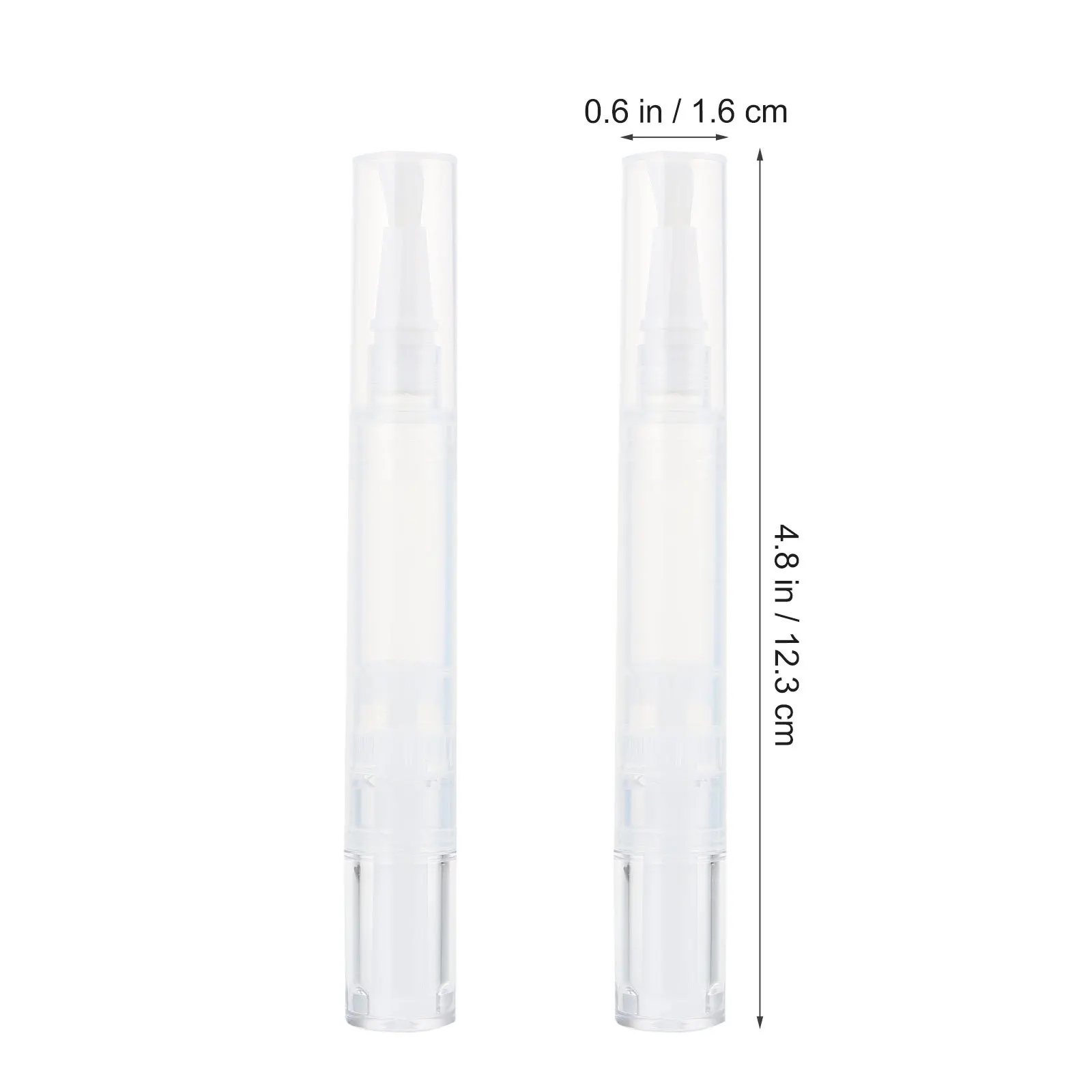 4 قطعة أقلام زيت الشفاه الدوارة حاويات مانعة للتسرب المحمولة أنابيب ملمع الشفاه المخفي موزعات لنمو زيت الأظافر رمش #6