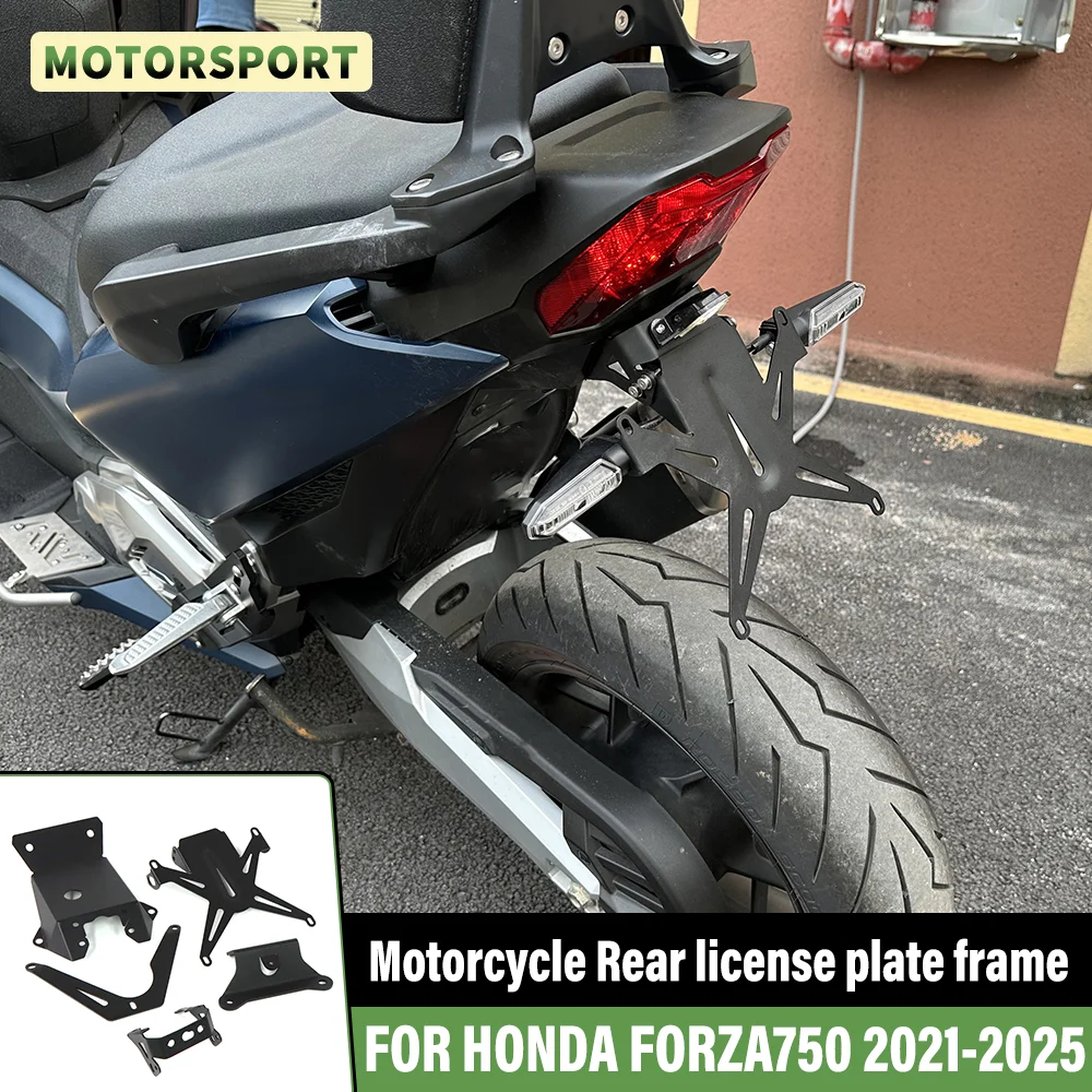 

ДЛЯ HONDA FOR 750 2021-2025 мотоциклетный задний номерной знак, аккуратный держатель, комплект кронштейнов задней бабки, номерной знак 2024 2023 2022
