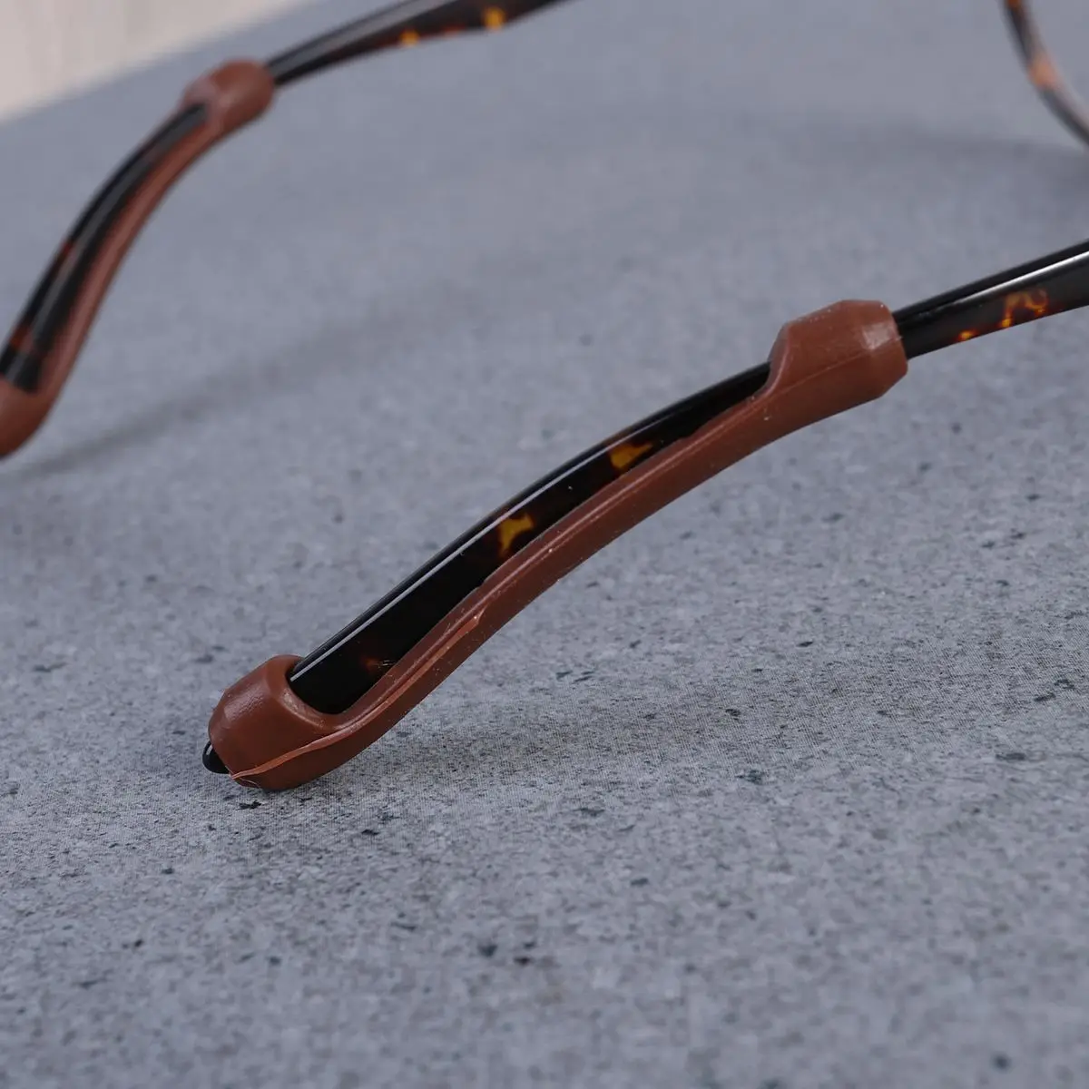 5 paires de housses de lunettes antidérapantes, 55mm de longueur, 7mm de diamètre, poignées d'oreille, crochets en Silicone pour accessoires de lunettes, convient à toutes les lunettes