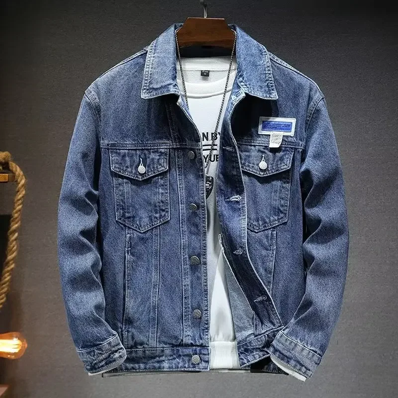 Workwear Jean Jacket Men\'s New Casual Denim Jacket In Spring And Autumn