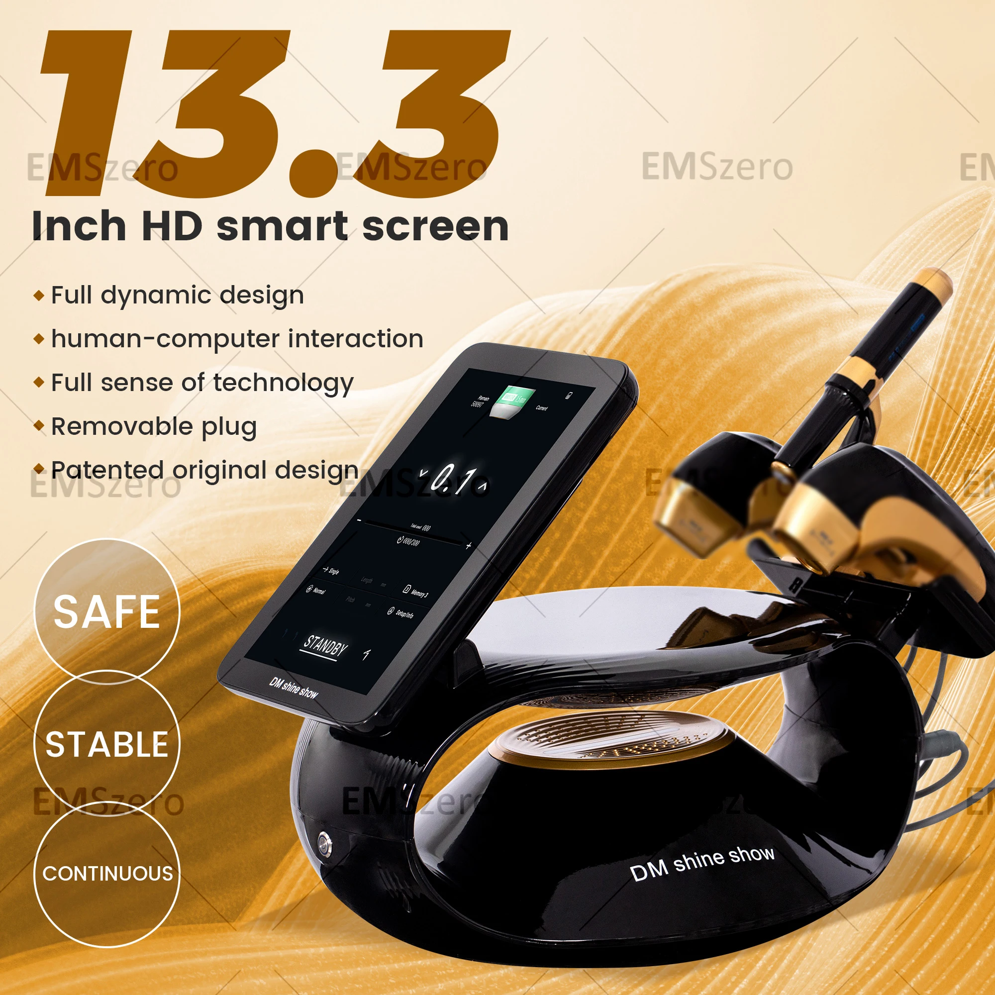 

Professional Portable 13.3 "TT Double Lift Facial Lift Body Lift Skin Firming Anti-aging Skin Rejuvenation Firming Machine