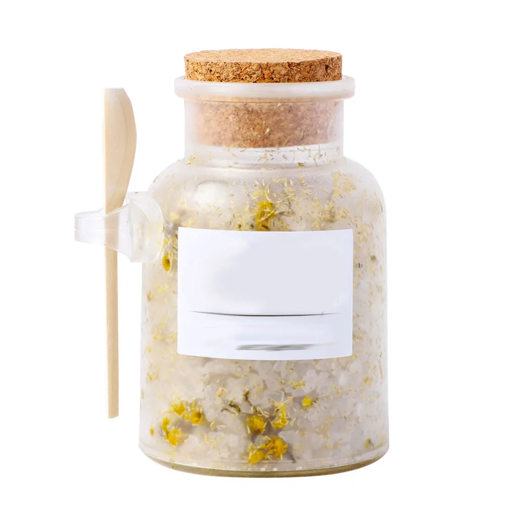 Lavender Dried Flower Bath Salts Natural Mineral Salt Foot Bath Salt for Whitening Exfoliating Cleaning